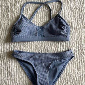 Target Ribbed Blue Bikini